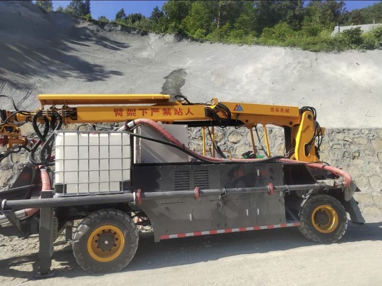 Wet Concrete Shotcrete Robot For Efficient Tunnel And Mine Construction Projects
